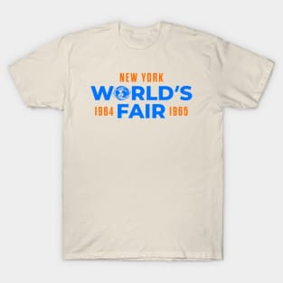 1964 1965 New York World's Fair Unisphere Letter T-Shirt